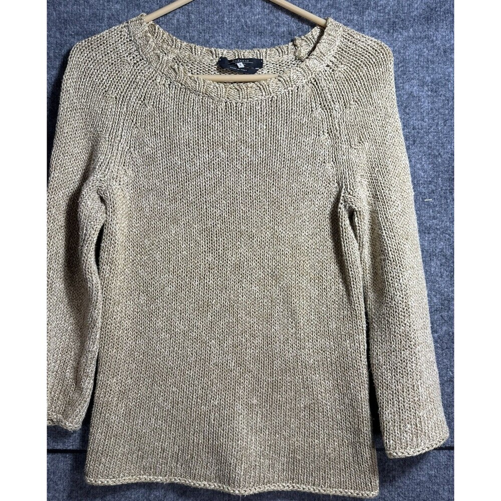 Weekend Max Mara Sweater Womens Small 100% Cotton Knit Pullover Made In Italy